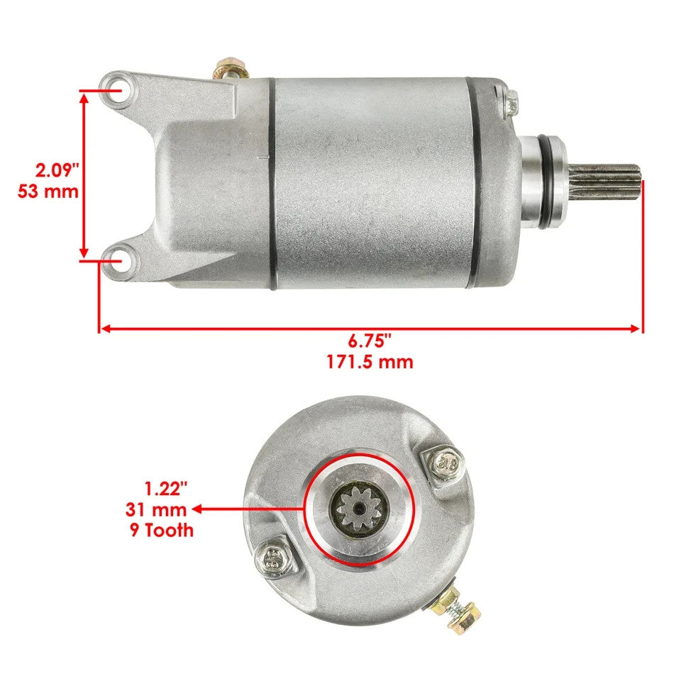 Starter for Yamaha YFM350 Grizzly 350 2X4 4X4 2007 2008 2009 2010 2011-2014