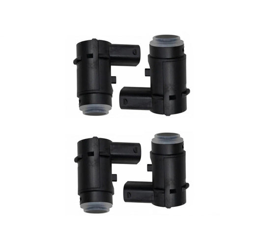 4 Piece Rear Bumper Parking Assist Object Sensor Kit Set for Ford F150