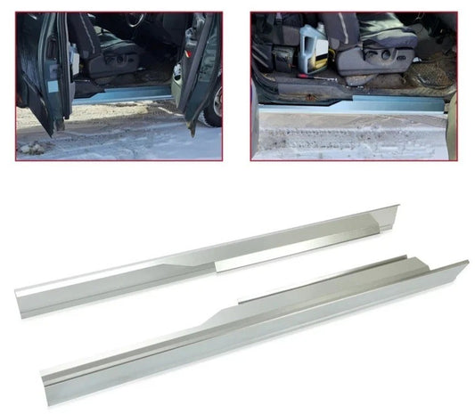 HECASA Pair Rocker Panels For 97-03 Ford F-150 04 Heritage Pickup Extended Cab