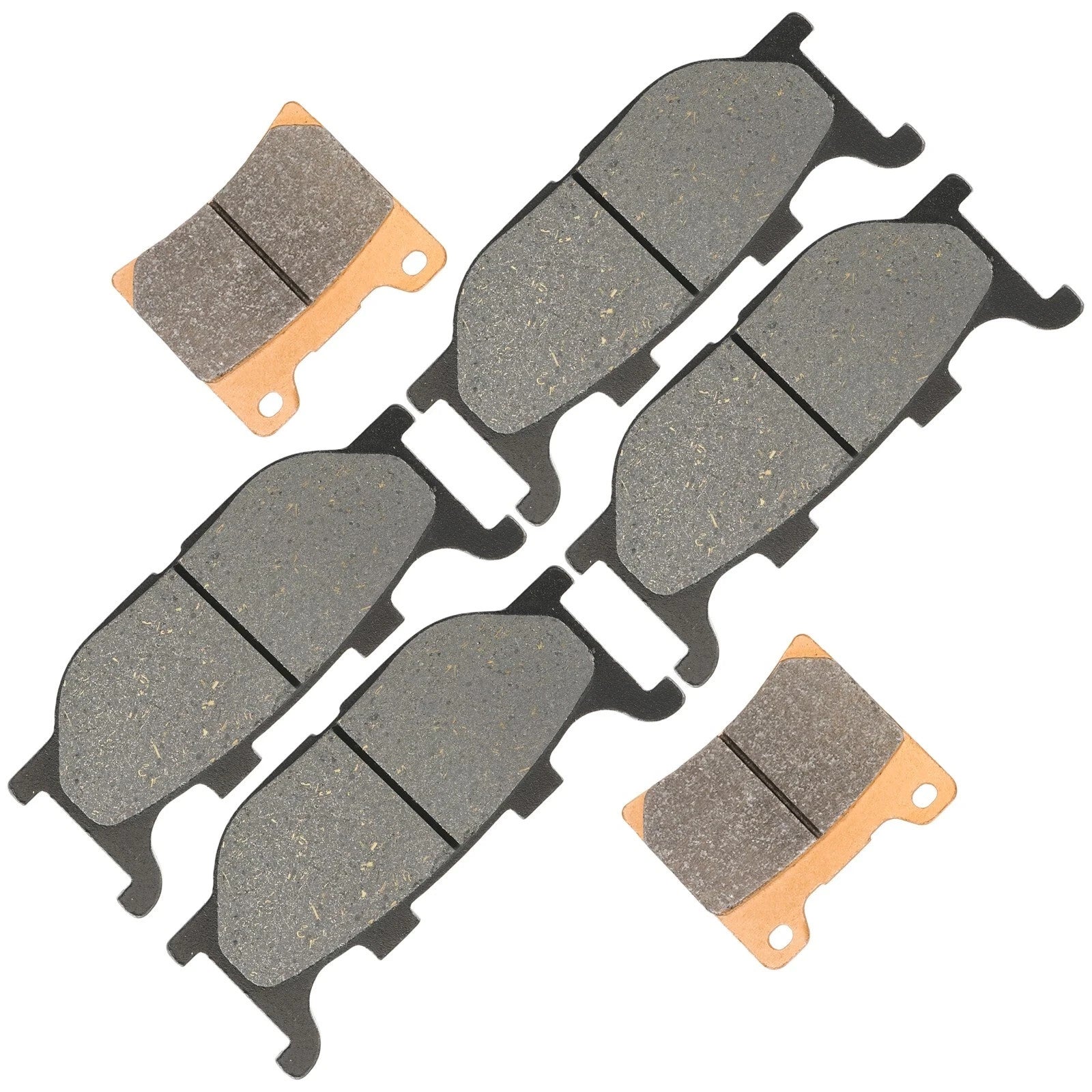 Front And Rear Brake Pads for Yamaha XVS1100 V-Star 1100 1999-2009
