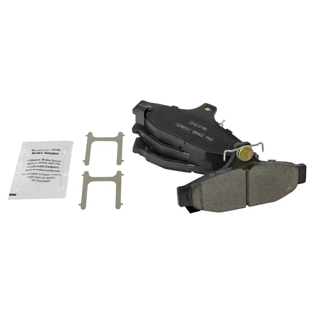 Font & Posi Ceramic Brake Pad & Performance Drilled Slotted Zinc Rotor