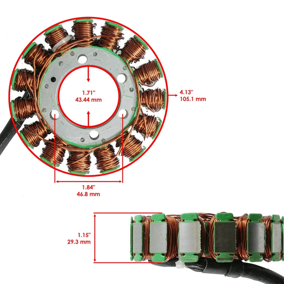 Stator and Gasket for Yamaha Viking 700 YXM700 YXM-700 4X4 2014 2015 2016 2017