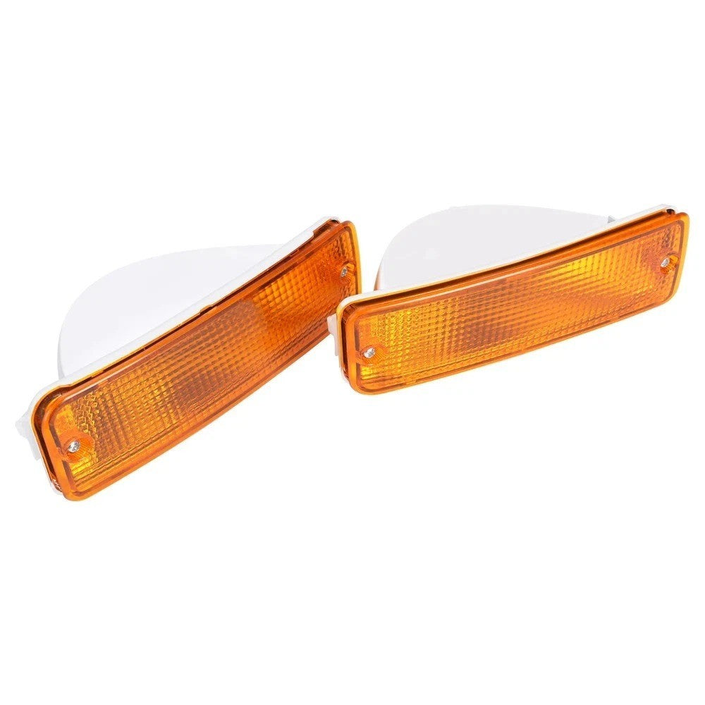 1Pair Turn Signal Light Yellow Lens For Toyota Pick-Up Truck 2WD 1989-1995 LH&RH