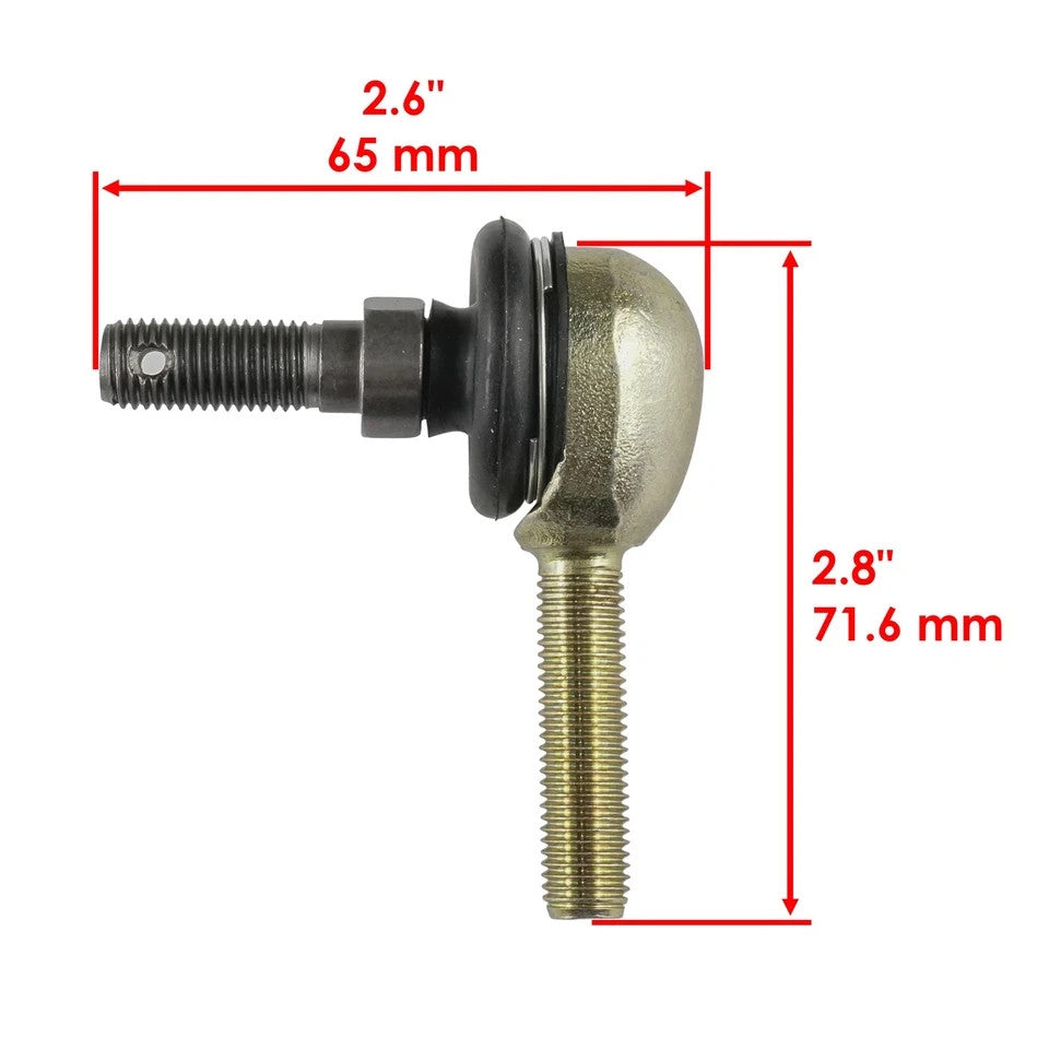 2 Sets Of Tie Rod End Kit for Arctic Cat 700 EFI H1 Mudpro 2009 2010 2011-2015