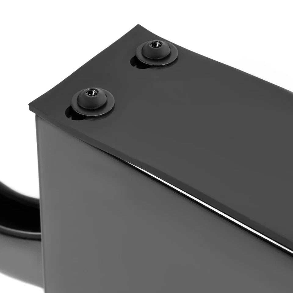 HECASA Universal Rear Half Fender Mounting Bracket Heavy Duty Black Pair