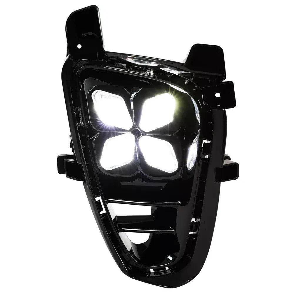 Fit For Kia Sorento 19+ DRL LED Running Fog Lights w/Switch Wire Harness 4 Eyes