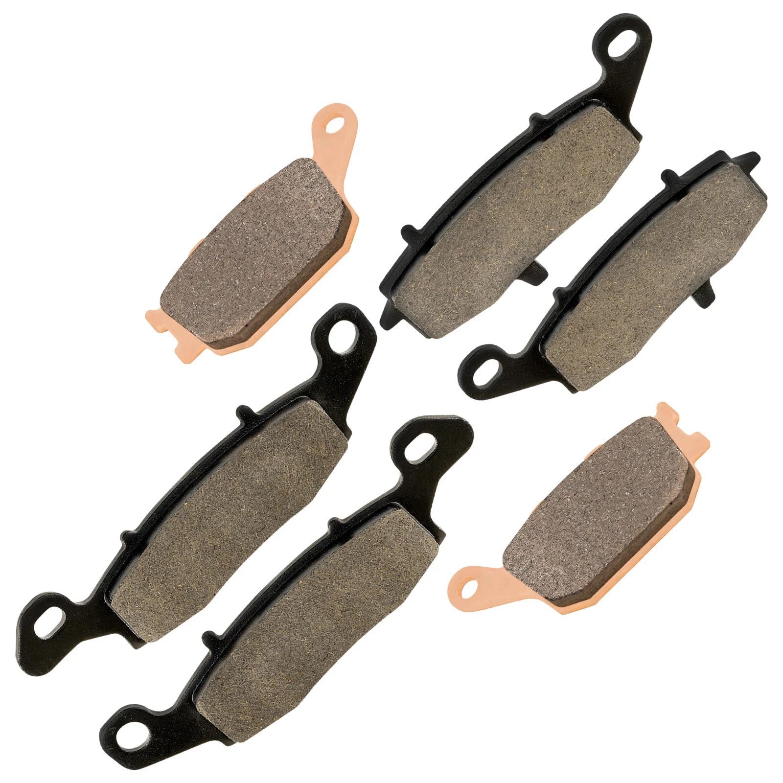 Caltric Front and Rear Brake Pads for Suzuki DL1000 V-Strom 1000 2002-2012