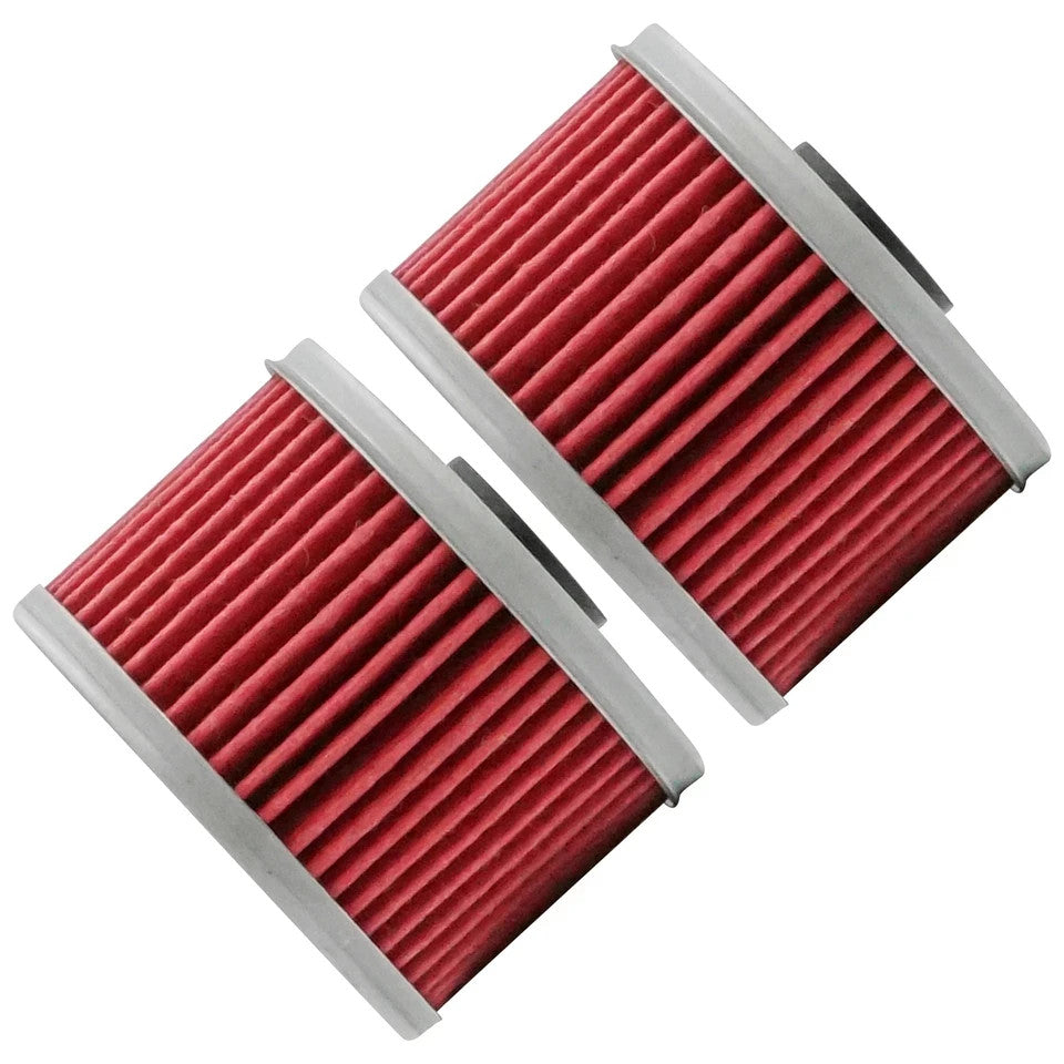 2 Pack Oil Filter for Honda TRX350FE TRX350FM Rancher 2000 2001 02 03 04 05 2006