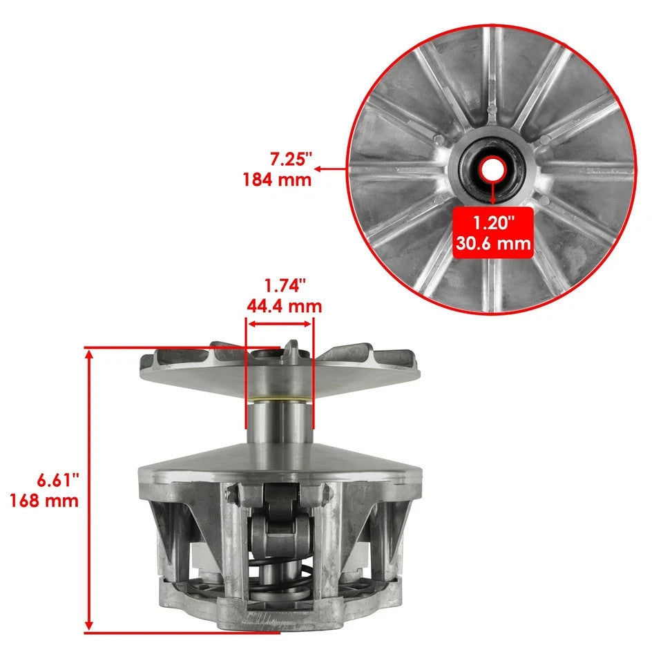 Complete Primary Drive Clutch for Polaris 1323130 1323308 1323351 (Non-EBS)