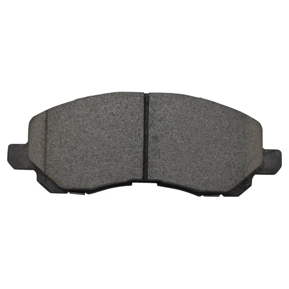 Ceramic Brake Pad & Drilled Slotted Zinc Coated Rotor Front & Rear Kit
