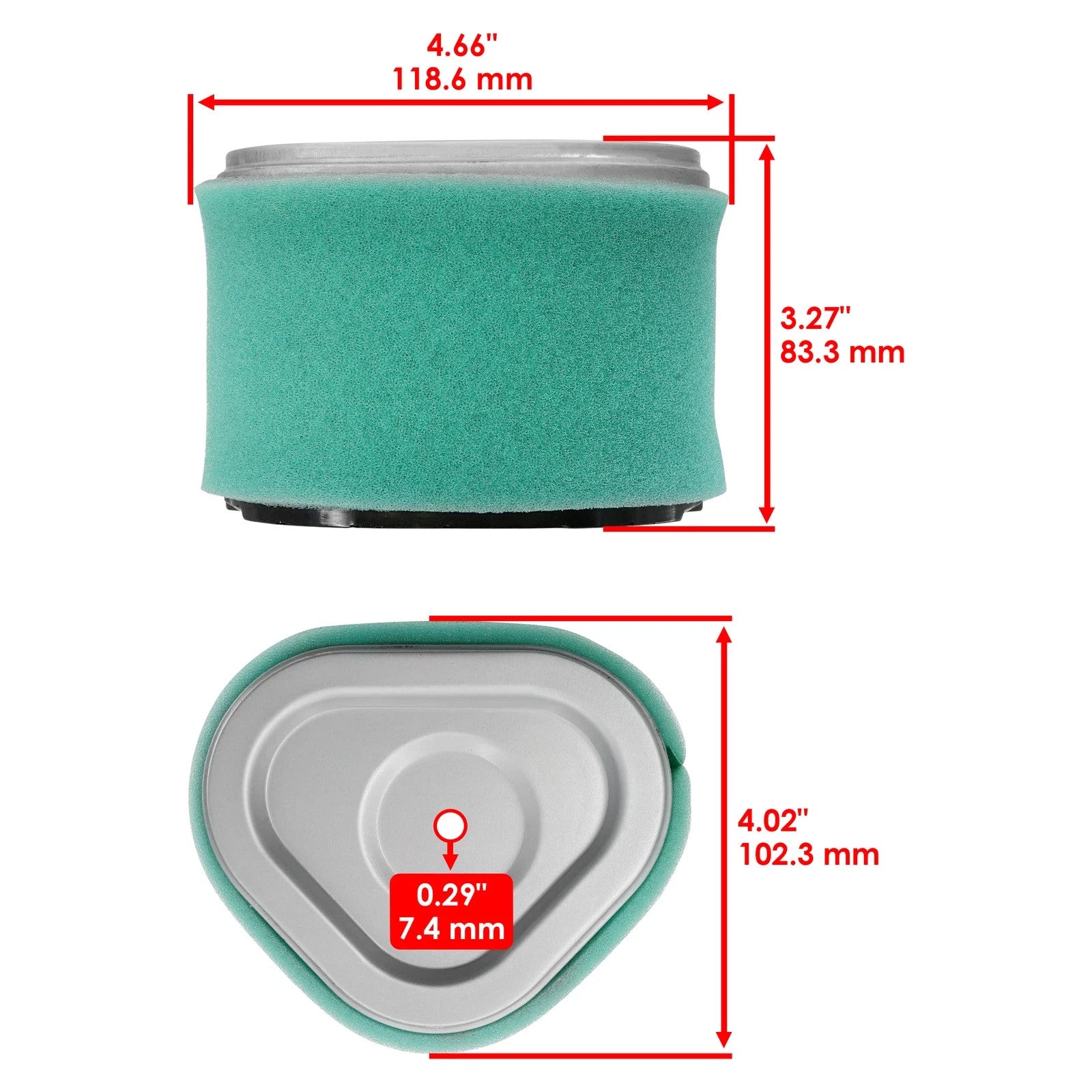 12 883 10-S1 12 083 10-S 12 083 10-S1 12 083 10 12 083 16 Air Filter For Kohler