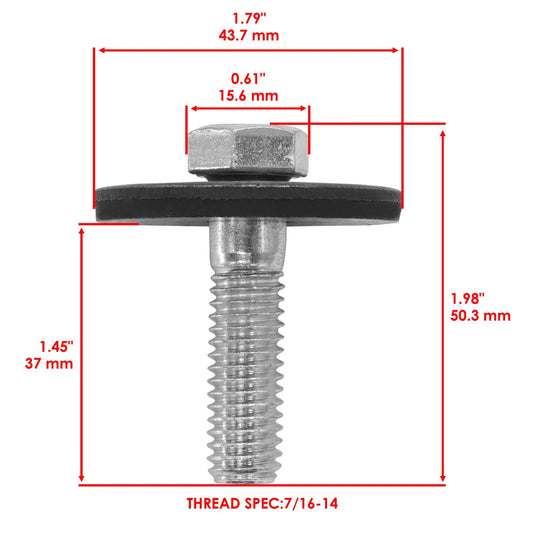 38" Deck Blade & Bolt For John Deere 108 111 112 116 130 160 165 170 175 185