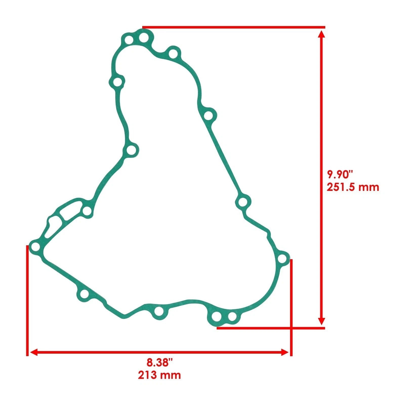 Caltric Stator Gasket for Kawasaki KFX450R KFX 450R KSF450B KSF 450B 2008-2014