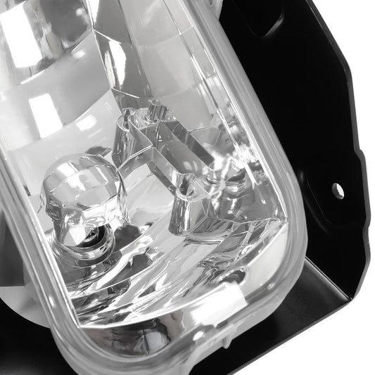LH & RH Clear Fog Lights Driving Bumper Lamp For Ford F-150 F-250 1999-2003 2004
