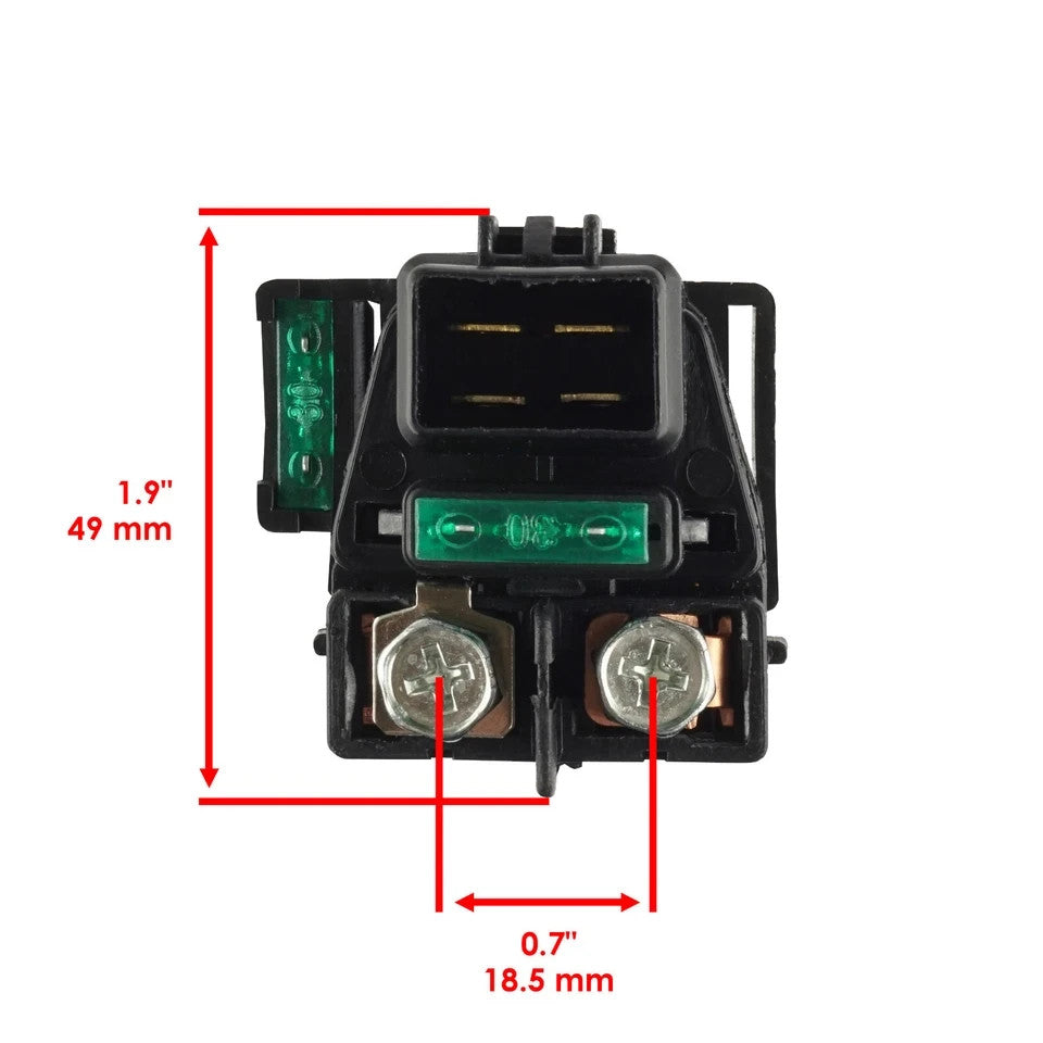 Starter & Relay Solenoid for Suzuki LT-F400 LT-F400F Eiger 2X4 4X4 Man 2002-2007