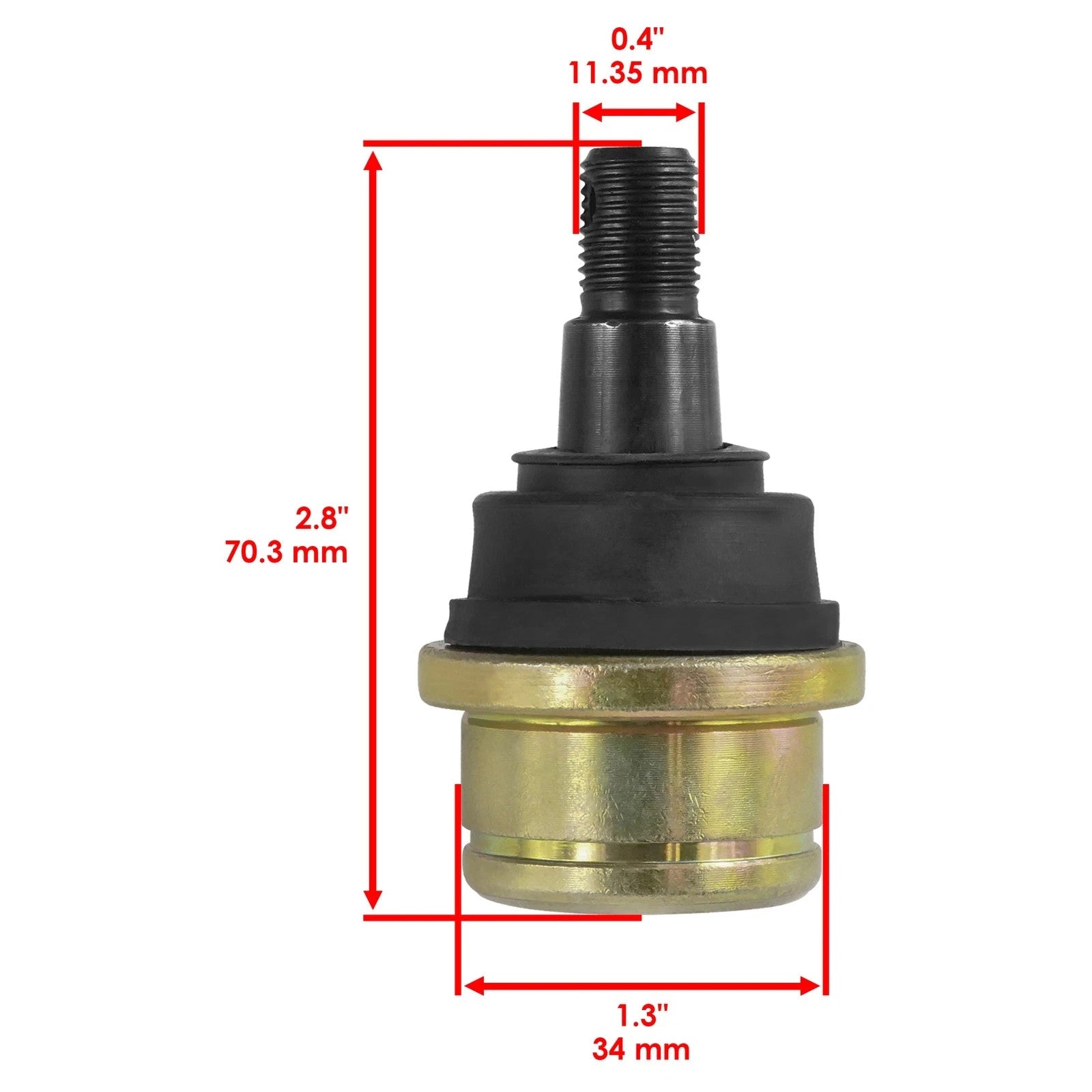 2 Front Knuckle Lower Ball Joint For John Deere Xuv Gator 625I 825I Gas