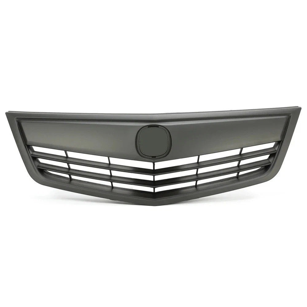 For 2011 12 13 2014 Acura TSX Front Bumper Upper Mesh Grille Trim Matte Black