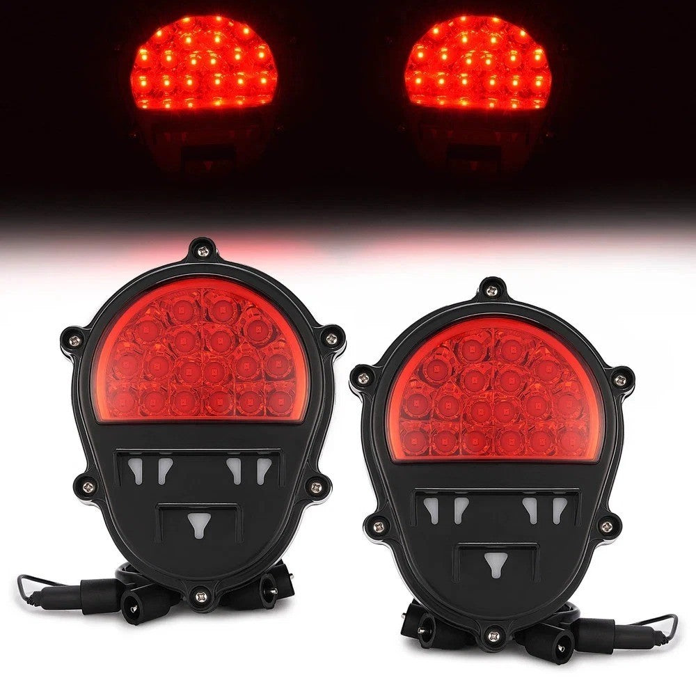 HECASA LED Red Lens Brake Lights Stop Tail Lights For Humvee M35 M998 #12422958