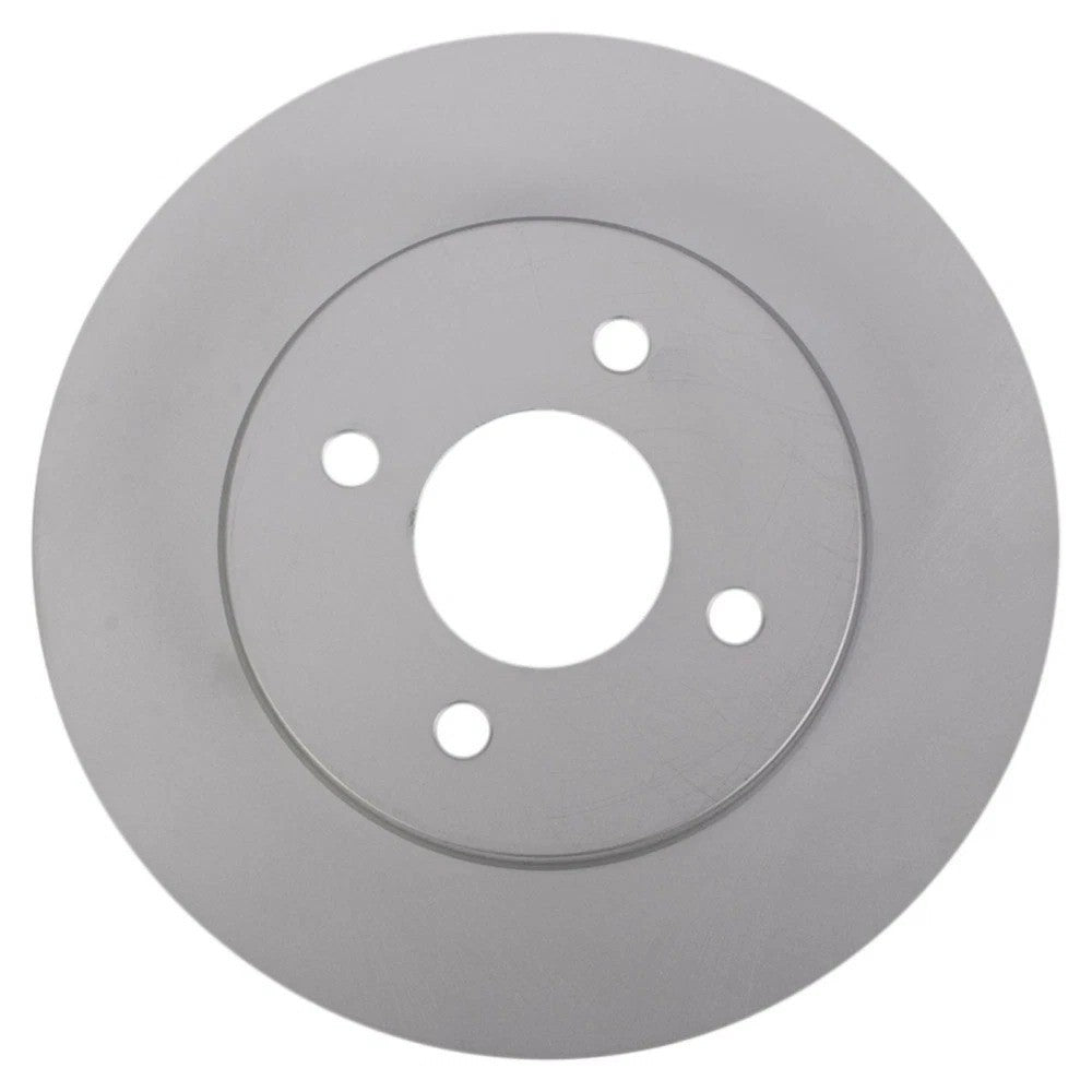 Front Premium Posi Ceramic Brake Pad & Coated Rotor Kit for Nissan Versa