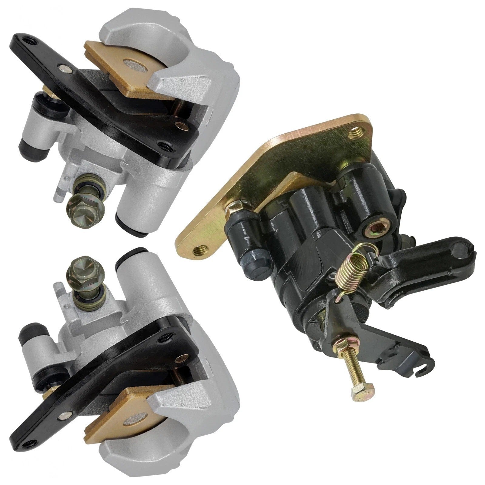 For Yamaha Blaster 200 YFS200 2003-2006 Front and Rear Brake Caliper w/ Pads