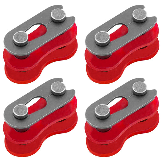 Caltric 520 Chain Master Link For Motorcycle Bike ATV Connecting Link Red