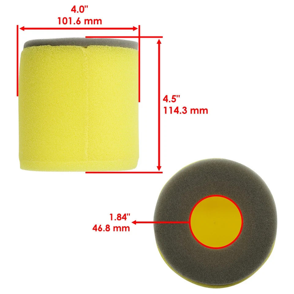 Air Filter for Suzuki LT-Z250 Quadsport Z250 2X4 / LT-F250 Ozark 250 2002-2009 