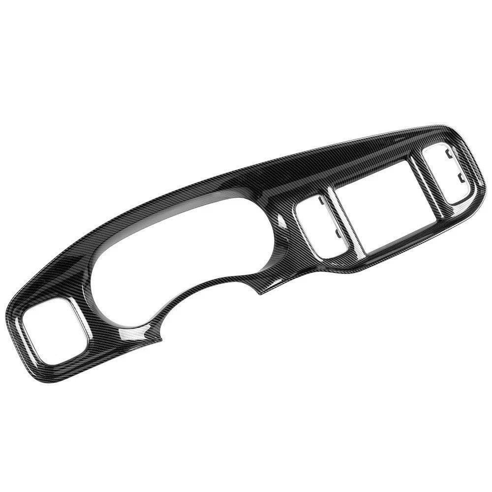 FOR 2011-14 DODGE CHARGER INSTRUMENT DASH PANEL CLUSTER BEZEL Carbon Fiber Style