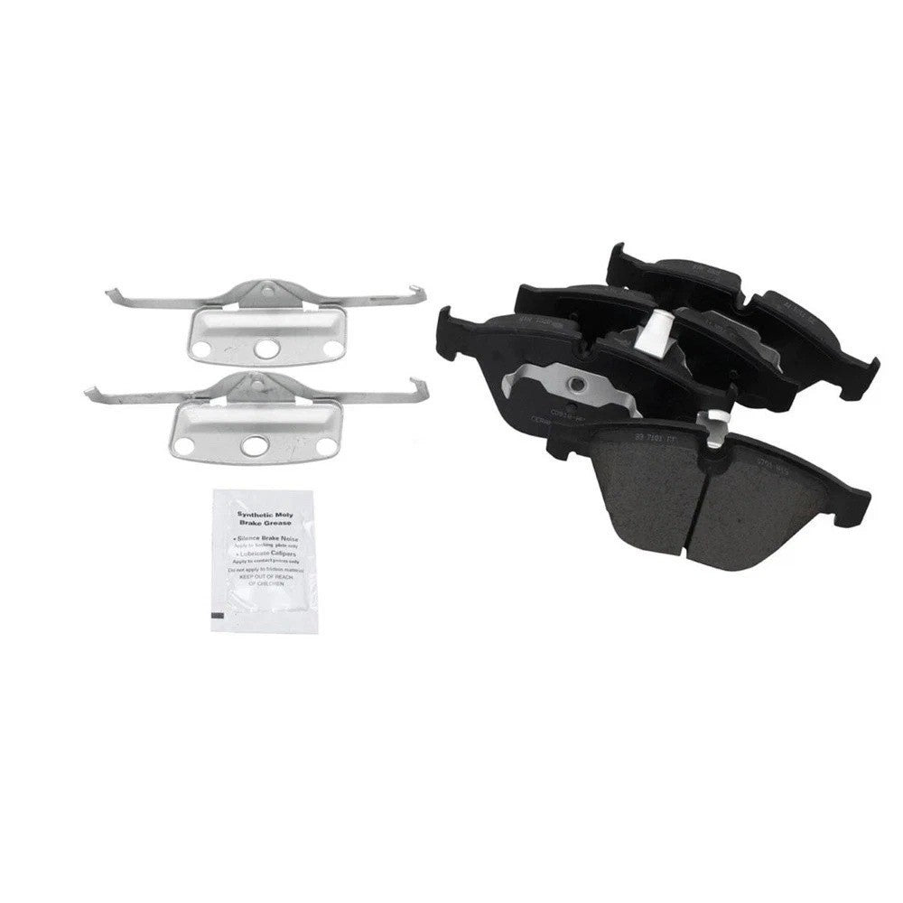 Performance Drilled Slotted Rotor & Ceramic Brake Pad Front Set for BMW