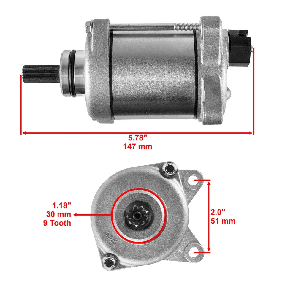 Starter fits Honda TRX250TE Recon 250 2x4 ES 2008 2009 2010-2021 Starting Motor
