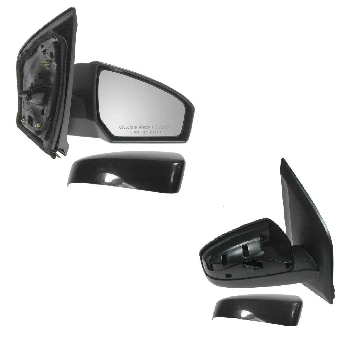 Mirror Side View Manual Passenger Right RH for 07-12 Nissan Sentra