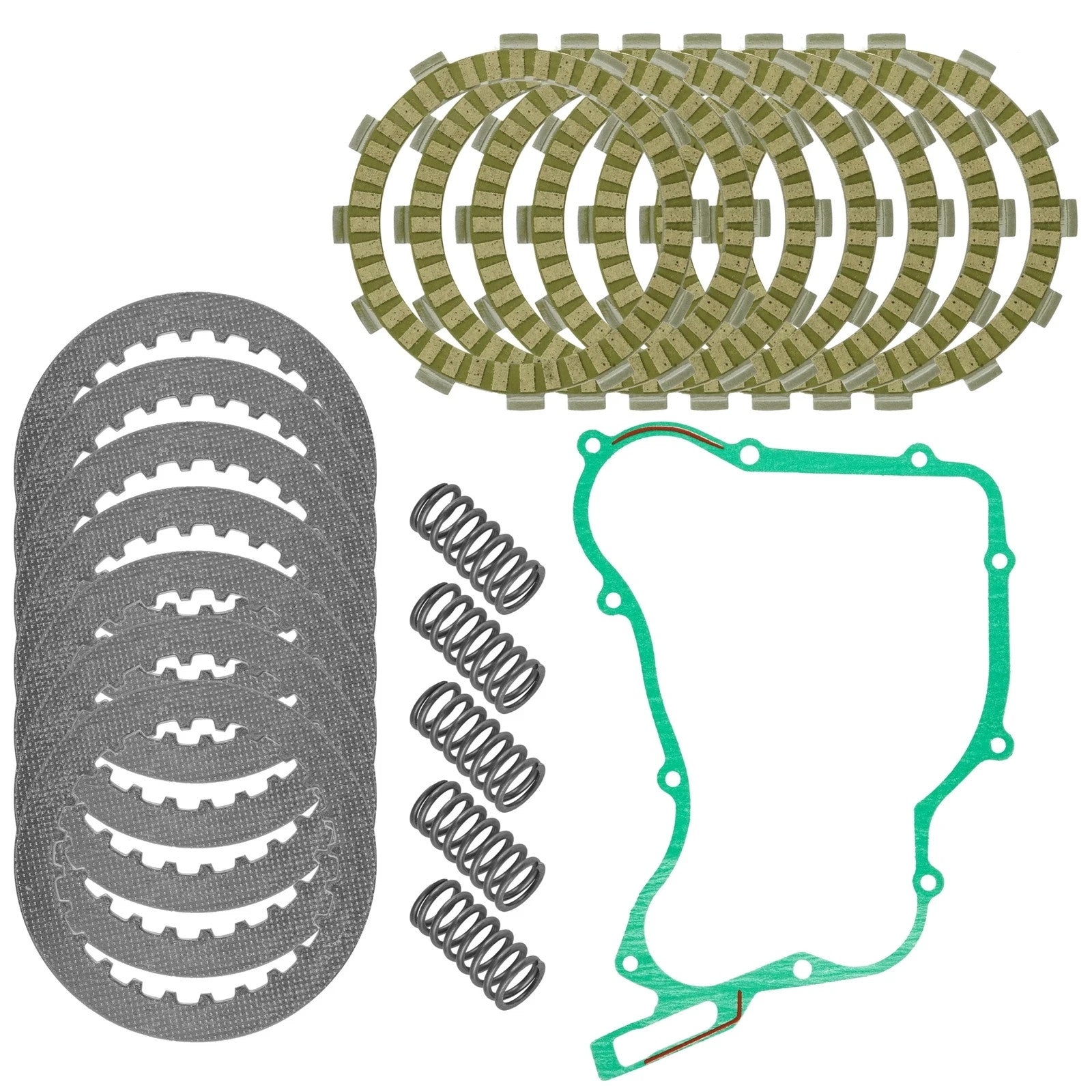 Clutch Friction Steel Plates Spring and Gasket for Honda CR125R 2000 2001 - 2004