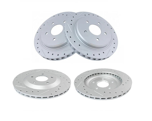 Front & Rear Brake Rotors Set For 1997-2004 Chevrolet Corvette
