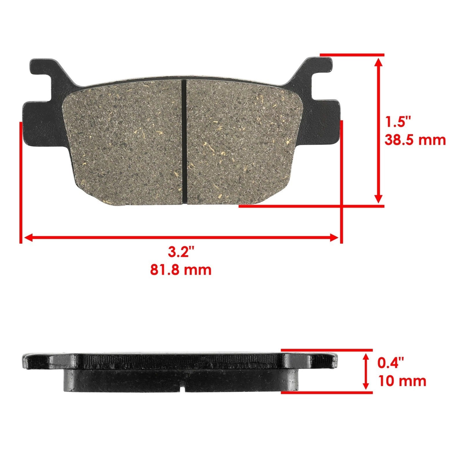 for Honda TRX500 Fm Fpm Fourtrax Foreman 4X4 05-11 Front Rear Brake Pads Shoes