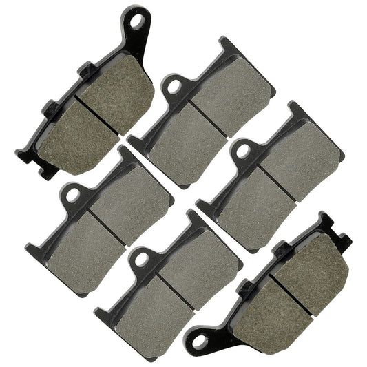 Caltric Front and Rear Brake Pads for Yamaha FZ09 900 2014 2015 2016 2017
