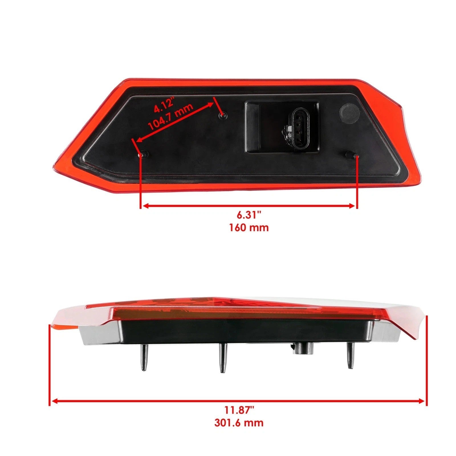 Caltric Complete Rear Right LED Taillight For Polaris 2412342