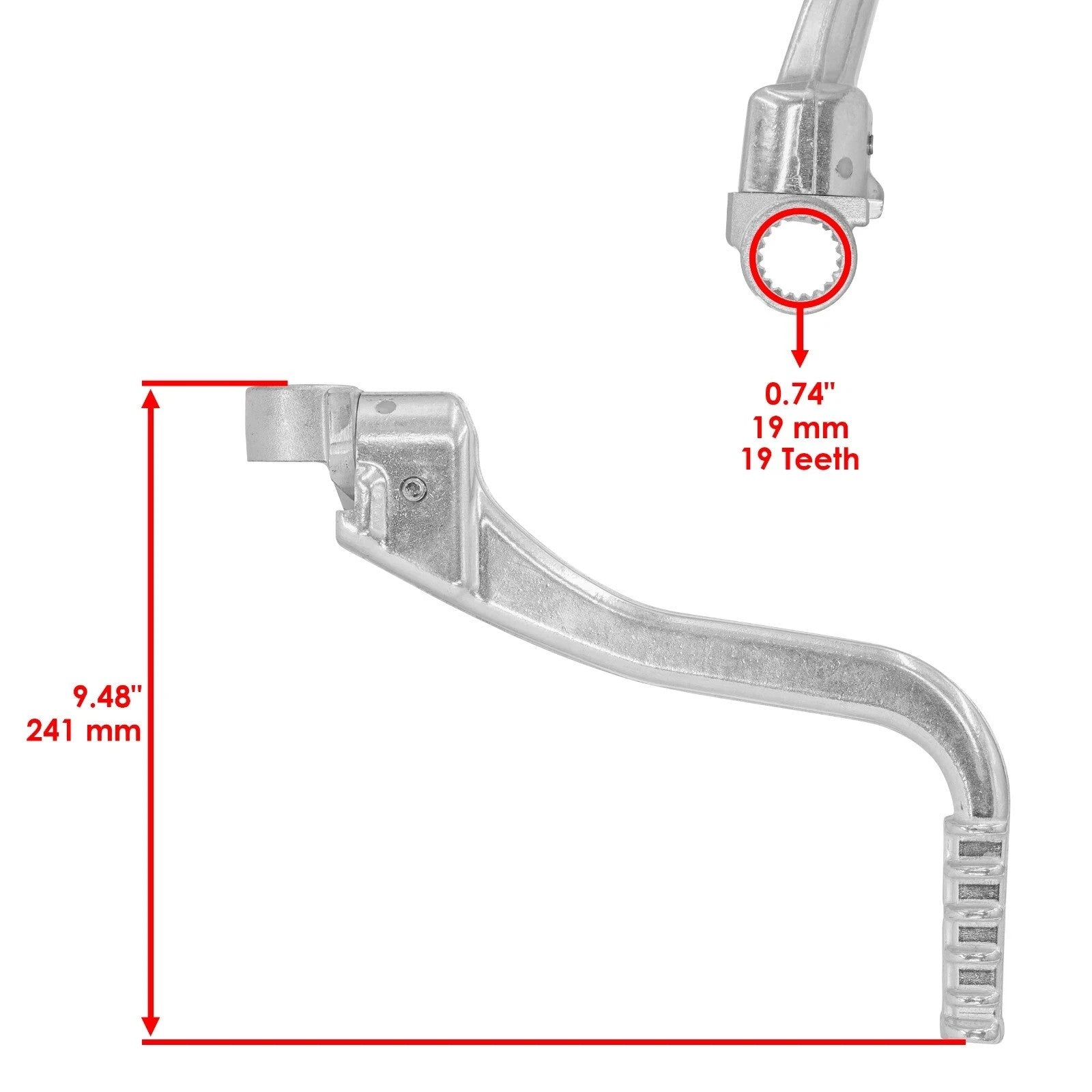 Kick Start for Honda 28300-HP1-840 28302-HP1-840 Kick Starter Lever TRX450R