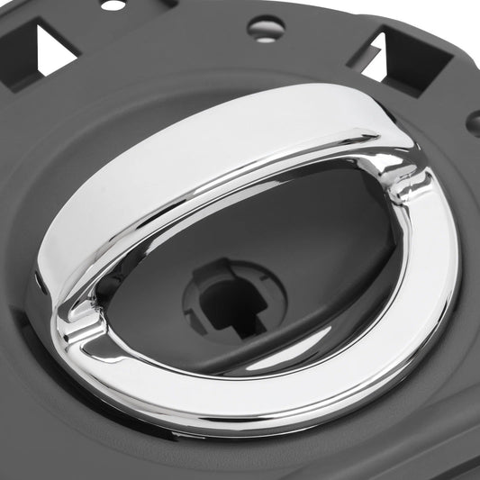 For 2006-2010 JEEP COMMANDER Left Chrome Silver+Gray Inside Door Handle