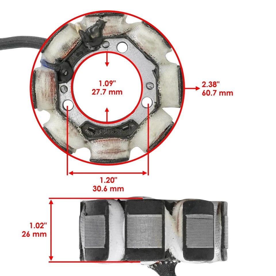 Stator & Gasket for Honda CRF250 R CRF250R 2004 2005 2006 2007 2008 2009