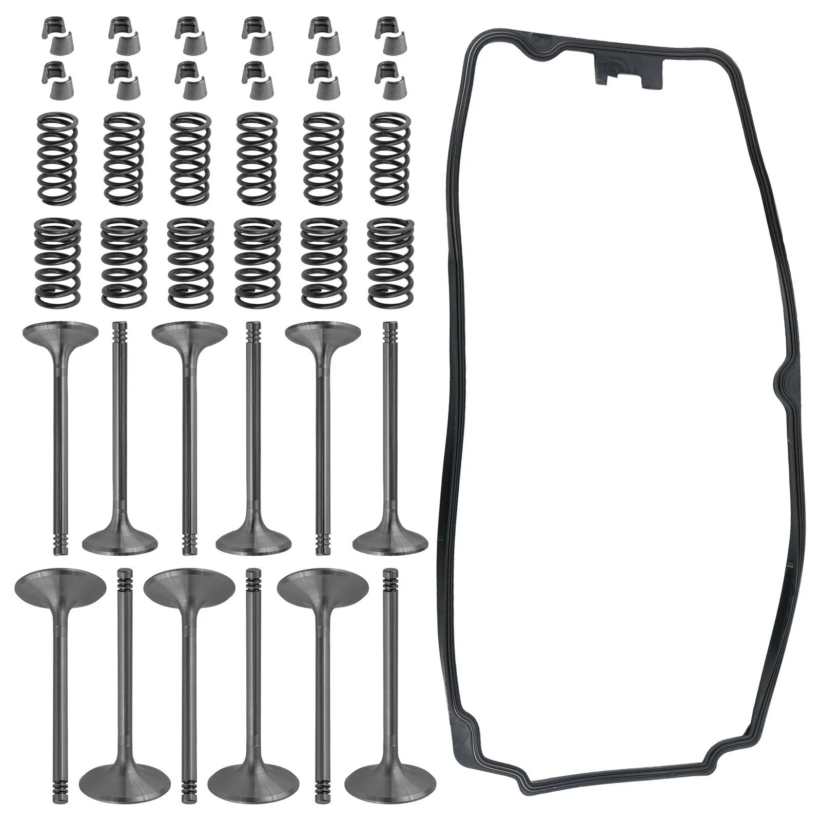 Cylinder Head Intake Exhaust Valve Kit for Seadoo Rxt 215 230 255 260 2008-2019