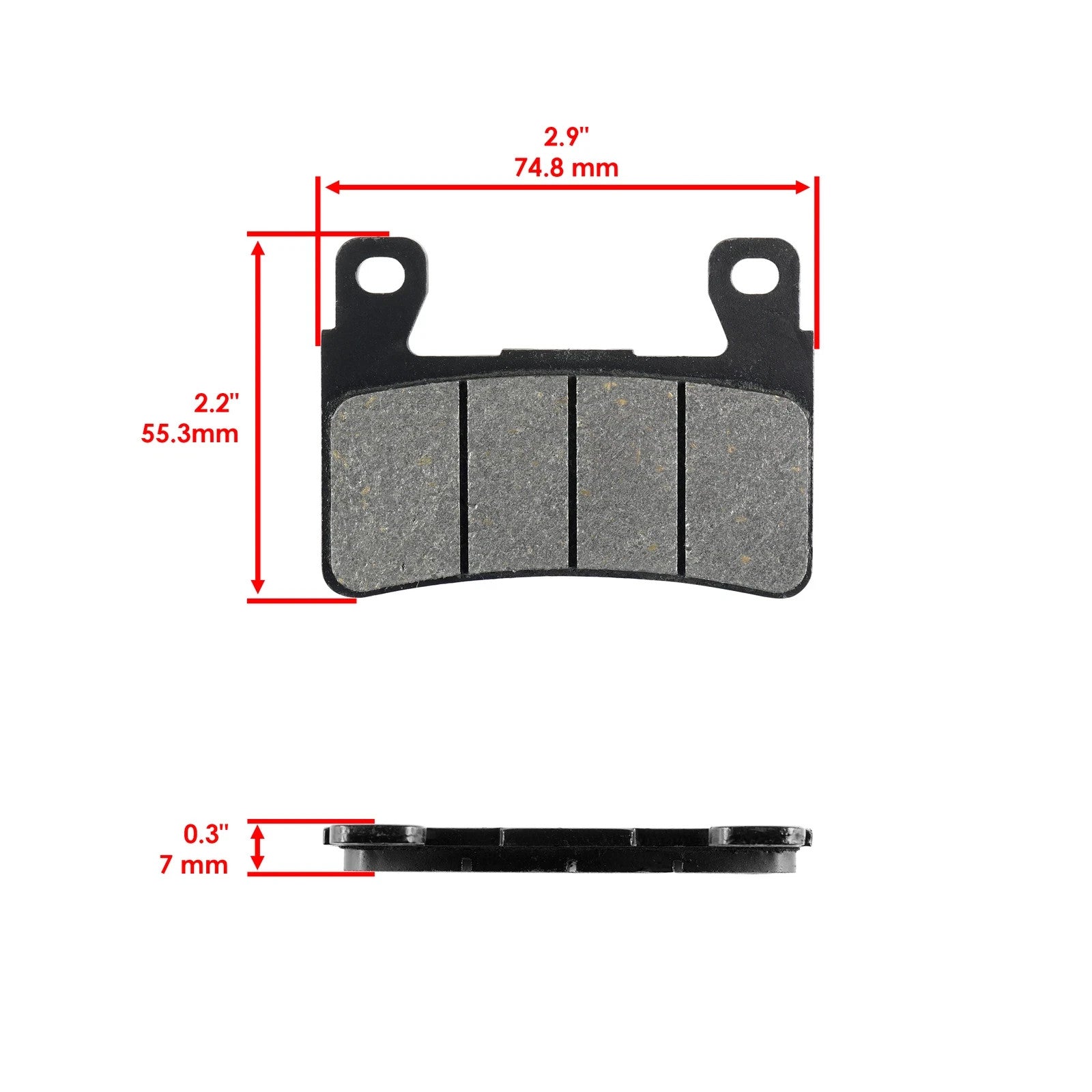 Front Rear Brake Pads for Kawasaki Ninja ZX-6R ZX6R ZX636 ZX 636 2013-2020
