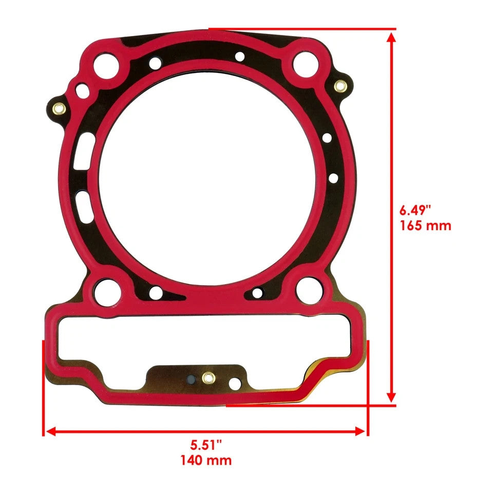 2x Cylinder Head Gasket for CanAm Outlander 850 4x4 EFI 2018-2019
