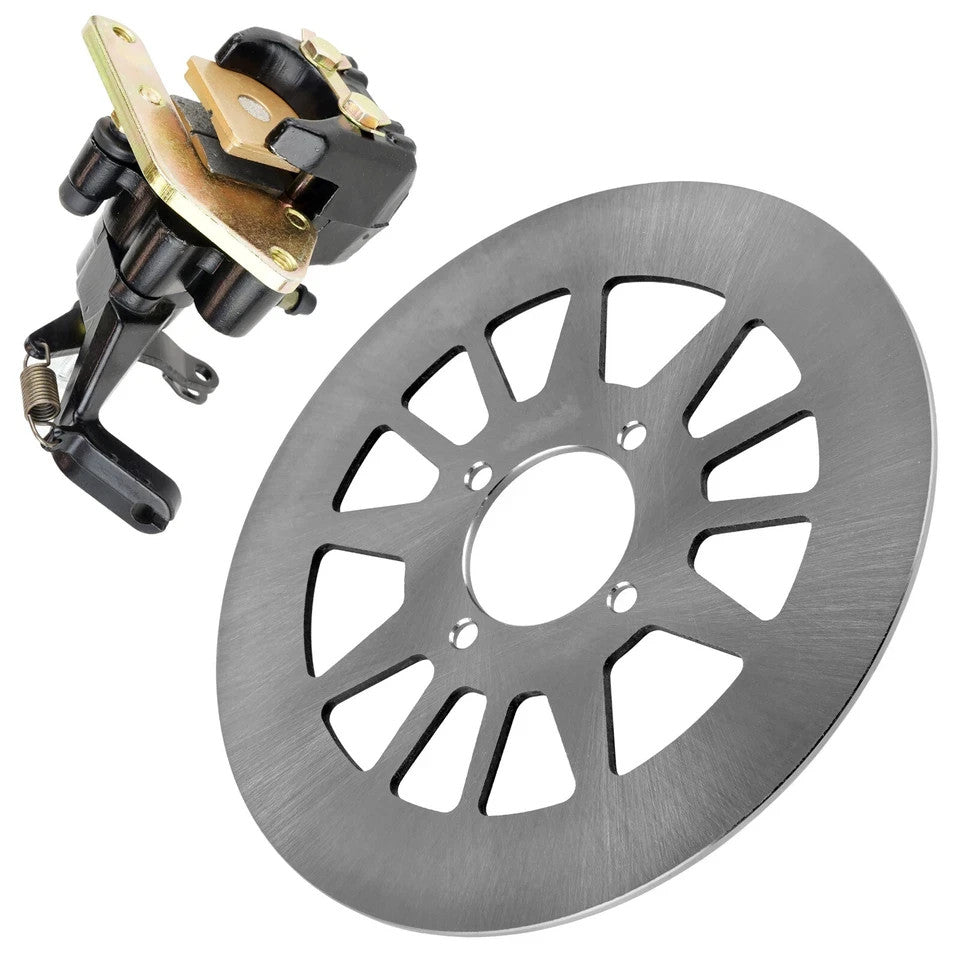 Rear Brake Disc Rotor w/ Caliper fits Yamaha Warrior 350 YFM350X 1990 - 2004