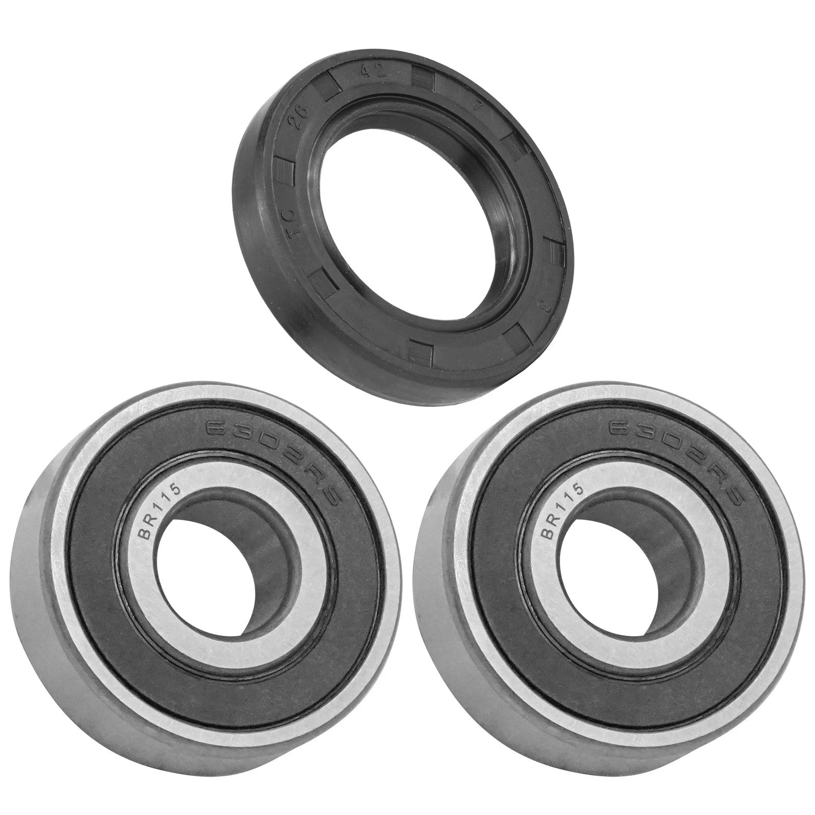 Rear Wheel Ball Bearings Seals Kit for Honda TR200 Fat Cat 1986 1987