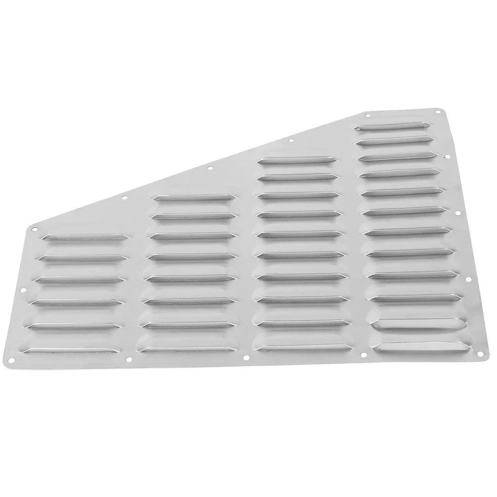 For Jeep XJ Cherokee 1984-2001 2Pcs Silver Hood Louver Alum Vent Panels Kit