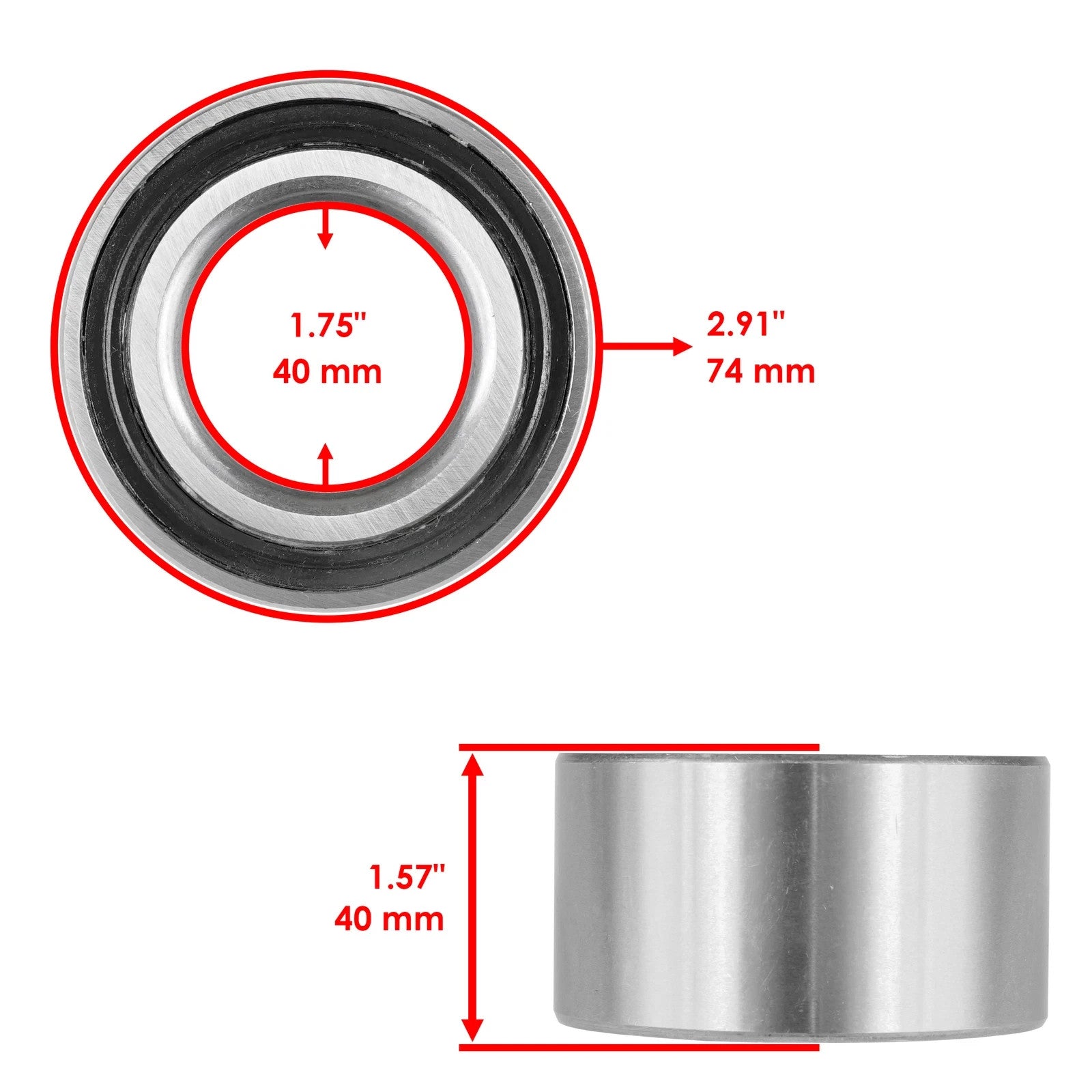 Rear Left Or Right CV Joint Axle W/ Bearing For Polaris Sportsman 570 EFI 2014