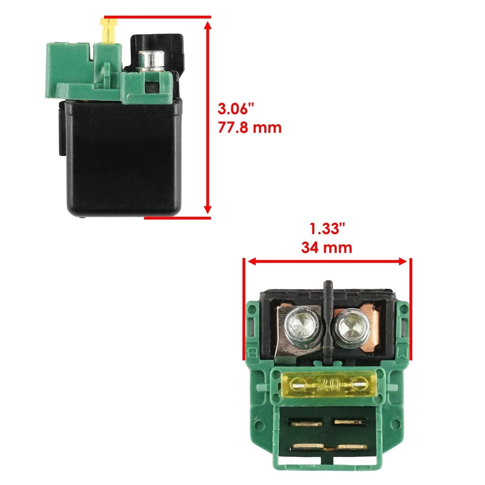 Starter Relay Solenoid fits Honda CN250 Helix 250 1986 1987 - 2007 35850-KL8-740