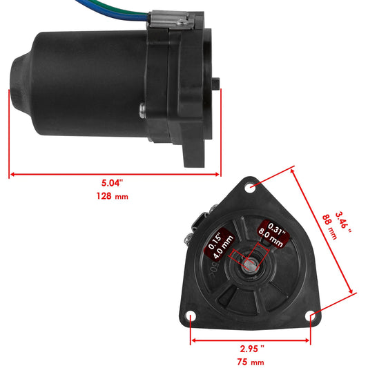 Power Tilt Trim Motor for Yamaha F150TJR 2011 / F150TLR F150TXR LF150TXR 2012