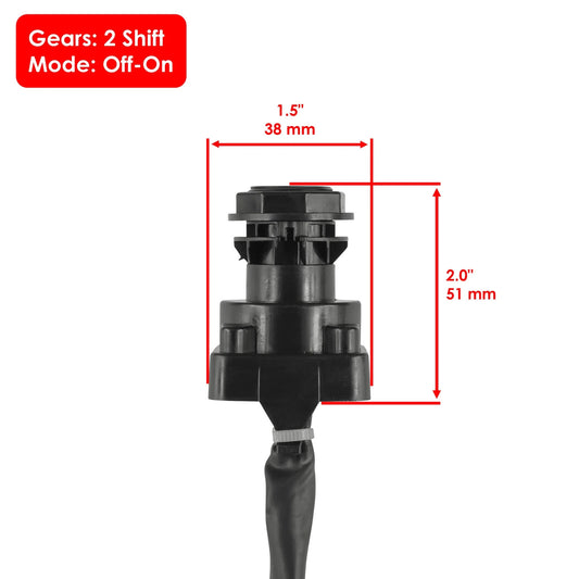 Caltric Ignition Key Switch for Kawasaki Bayou 220 KLF220 1996-2002 Atv Switch