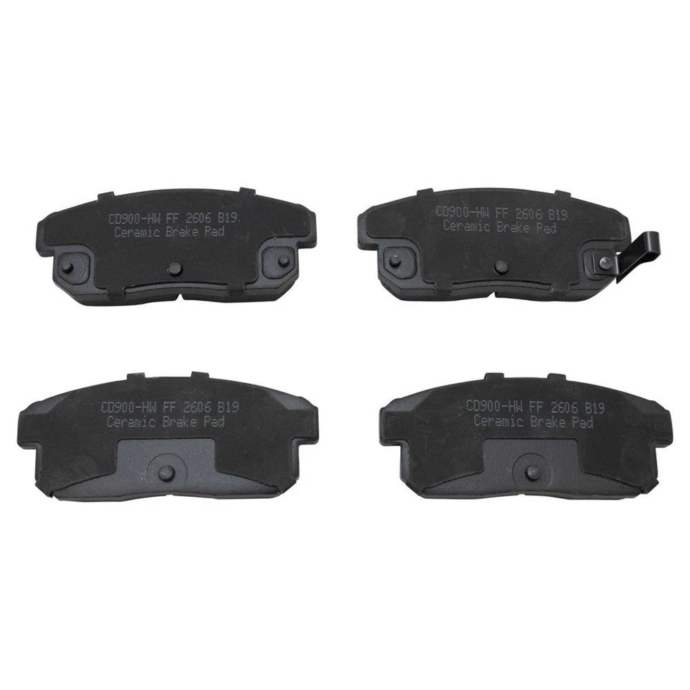Rear Ceramic Brake Pad & Performance Rotor Kit for Maxima Infiniti I 30 I35