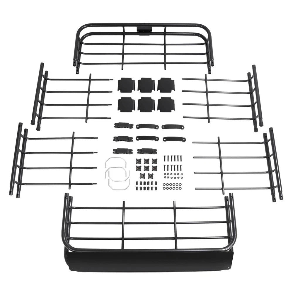 64" Roof Rack Cargo Top Luggage Storage Holder Carrier Basket Universal For SUV